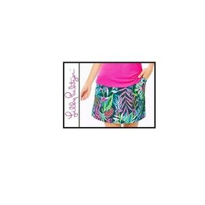 Lilly Pulitzer XL / 16 Luxletic Monica SKORT Multi Sunshine Jungle Golf
